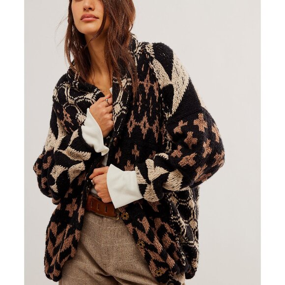 Free People Sweaters - FREE PEOPLE Bright Optimistic Card / Onyx Caribou Combo